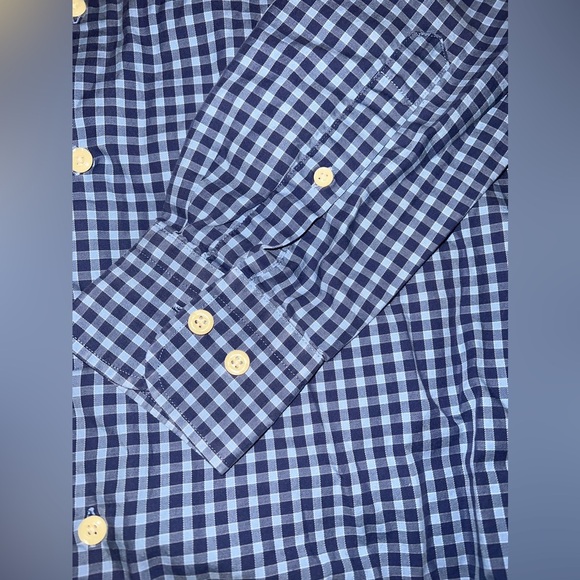 Peter Millar 100% Cotton Button Down Top size Small- Flaw - Picture 7 of 8